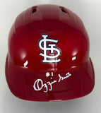 Cardinals OZZIE SMITH Signed Full Size St. Louis Rawlings Rep Helmet AUTO - Fan