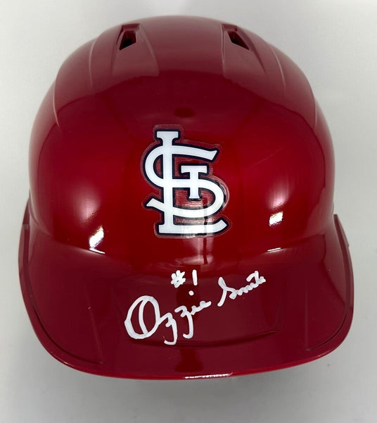 Cardinals OZZIE SMITH Signed Full Size St. Louis Rawlings Rep Helmet AUTO - Fan