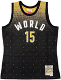 NUGGETS NIKOLA JOKIC AUTOGRAPHED M&N 2016 ALL STAR WORLD JERSEY L JSA 235498
