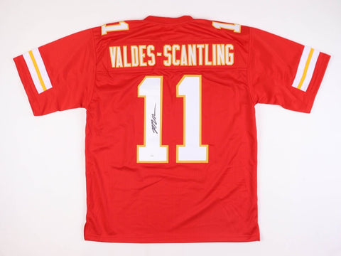 Marquez Valdes-Scantling Signed Kansas City Chiefs Jersey (JSA) 2018 Draft Pck