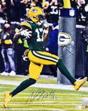 DAVANTE ADAMS AUTOGRAPHED SIGNED FRAMED 16X20 PHOTO PACKERS BECKETT 191223