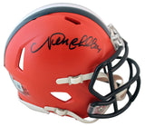 Browns Nick Chubb Authentic Signed Speed Mini Helmet Autographed BAS Witnessed