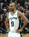 Tony Parker Signed San Antonio Spurs Nike Jersey (Steiner Holo) 6xNBA All-Star