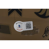 Champ Bailey Autographed Denver Broncos 23 Salute Mini Helmet HOF Beckett 46706