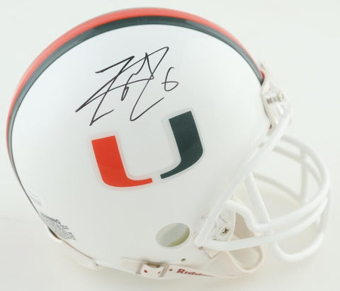 Lamar Miller Signed Miami Hurricanes Mini Helmet (JSA COA) Ex-Dolphins, Texan RB