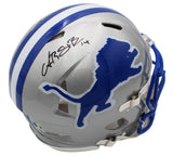Amon-Ra St. Brown Signed Detroit Lions Speed Authentic Throwback NFL Helmet