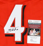 Noelvi Marte Signed Reds Jersey (JSA COA) Cincinnati's Latest Rookie Phenom Inf.