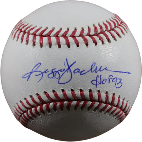 Reggie Jackson Autographed New York Yankees OML Baseball HOF 93 Beckett 56304