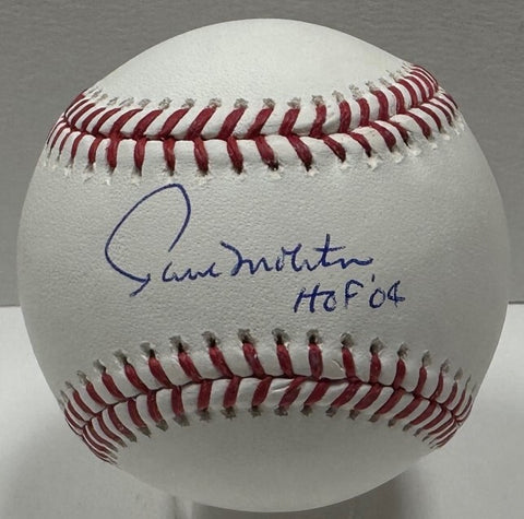 Brewers PAUL MOLITOR Signed Official MLB Baseball w/ HOF '04 AUTO - JSA - Twins