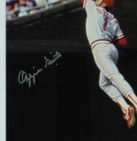 Ozzie Smith Signed St. Louis Cardinals Framed 8x10 MLB Catching Ball Photo