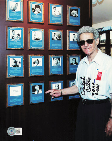 Ralph Citro Autographed 8x10 Photo Boxing Cut Man IBHF 2001 Beckett QR #BH29145