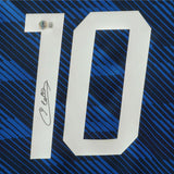 Michel Platini Signed France Home Soccer Jersey #10 with Beckett COA