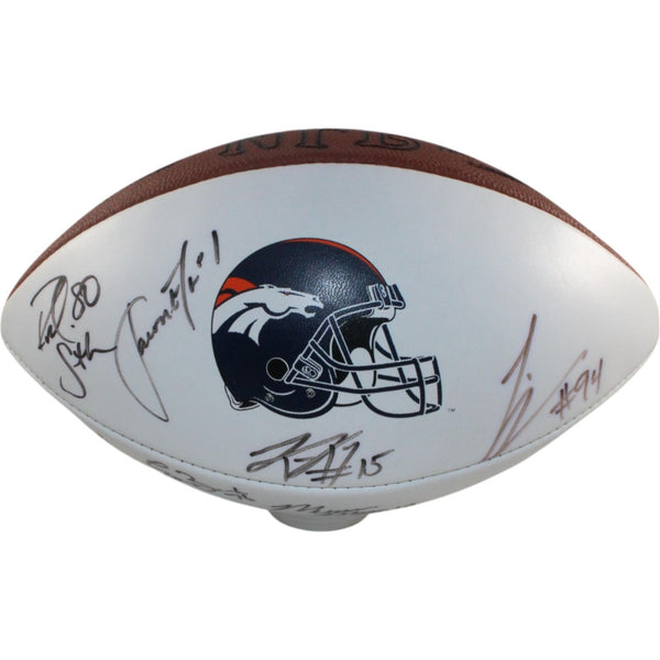 Shanahan Elam Smith +13 Signed Denver Broncos 2002 Team Football Beckett 55429
