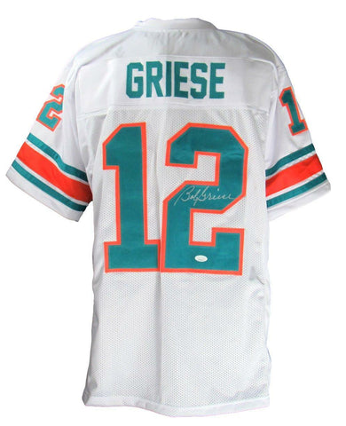 Bob Griese HOF Signed/Auto Miami Dolphins Custom Football Jersey JSA 166136