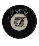 Martin St. Louis Signed Tampa Bay Lightning Logo Hockey Puck (COJO COA) HOF 2018