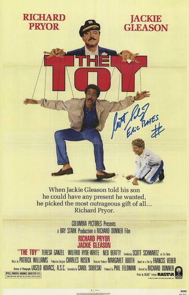 Scotty Schwartz Signed The Toy 11x17 Movie Poster w/Eric Bates - (SCHWARTZ COA)
