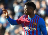 Ansu Fati Signed Barcelona Nike Jersey (Beckett) 2022 World Cup Team / Spain
