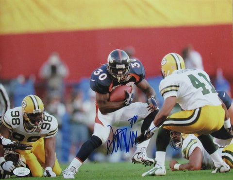 Terrell Davis HOF Autographed 11x14 Photo Denver Broncos JSA
