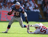 Curtis Martin Signed New England Patriots Jersey (Schwartz) 5xPro Bowl R.B.