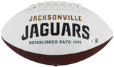 Jaguars Fred Taylor Pride Of The Jaguars Signed White Panel Logo Football BAS W