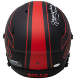 Jim Kelly Signed Full Size Speed Replica Eclipse Helmet Last to Wear 12 JSA ITP
