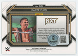 Dante Chen WWE Authentic Signed 2023 Panini Prizm #60 Card BAS #BS86636
