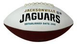 Travis Hunter Signed Jacksonville Jaguars Logo Football BAS w/ Case