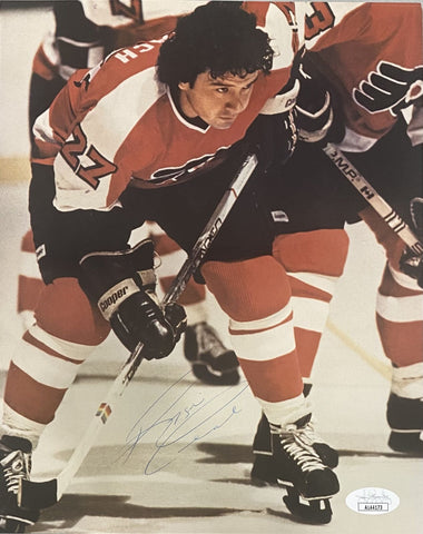 Reggie Leach Signed 8x10 Philadelphia Flyers Photo JSA AL44173