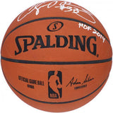 Alonzo Mourning Heat Signed Spalding Official Game Basketball w/HOF 2014 Insc