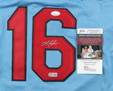 Nolan Gorman Signed St. Louis Cardinals Jersey (JSA COA) 2018 MLB 1st Round Pick