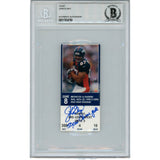 John Elway Autographed Denver Broncos 50000 Career Yds Ticket Stub Beckett 50225