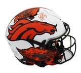 Peyton Manning Signed Denver Broncos Speed Flex Authentic Lunar Ripped Helmet