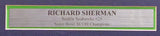 SEAHAWKS RICHARD SHERMAN AUTOGRAPHED FRAMED WHITE NIKE TWILL JERSEY RS 221132