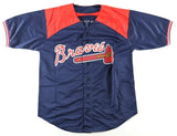 Dave Justice Signed Atlanta Braves Jersey (Beckett) 2xWorld Series Champion O.F.