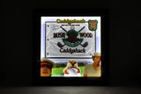 Chevy Chase Caddyshack Bushwood Golf Flag with Deluxe Lighted Frame - TRISTAR