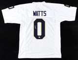 Xavier Watts Signed Notre Dame Fighting Irish Jersey (JSA COA) 2025 Senior D.B.