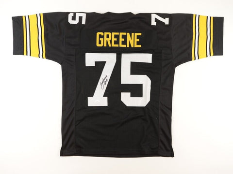 Mean Joe Greene Signed Pittsburgh Steelers Jersey (JSA) 4xSuper Bowl Champion