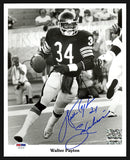 WALTER PAYTON AUTOGRAPHED FRAMED 8X10 PHOTO BEARS "SWEETNESS" PSA/DNA 209466