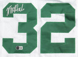 Kevin McHale Signed Boston Celtics Career Stat Jersey (Beckett) 3xNBA Champion
