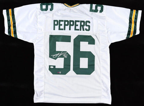 Julius Peppers Signed Green Bay Packers Jersey (JSA COA) 2002 1st Round Pick #2