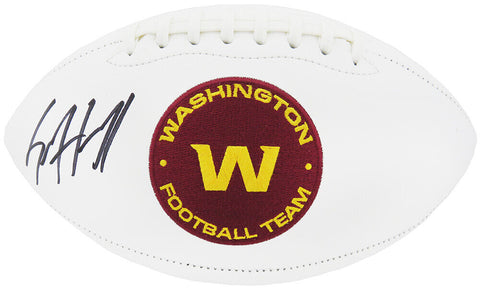 Sam Howell Signed Washington (WFT) Logo Jarden White Panel Football - (SS COA)