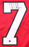 Chris Chelios Signed Chicago Blackhawks Red Captain's Jersey (Wilder) Defenseman