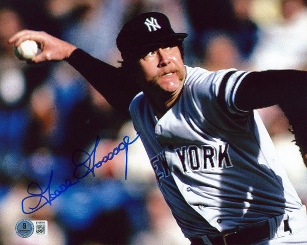 Yankees Goose Gossage Authentic Signed 8x10 Horizontal Photo Autographed BAS 5