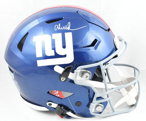 Abdul Carter Autographed New York Giants F/S SpeedFlex Helmet - Beckett W Holo