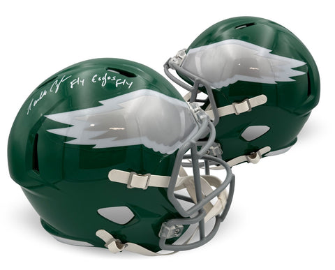 Randall Cunningham Autographed Eagles Full Size Replica Helmet Beckett FLY