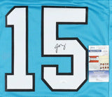 Jonathan Mingo Signed Panthers Jersey (JSA COA) Carolina 2023 #2 Pick / Receiver