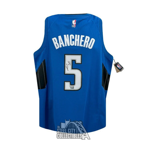 Paolo Banchero Autographed Orlando Blue Jordan 21-22 Statement Jersey - Fanatics