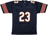 Devin Hester Chicago Signed Navy Blue Football Jersey BAS