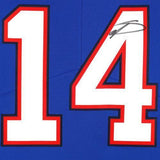 Framed Stefon Diggs Buffalo Bills Autographed Blue Nike Limited Jersey