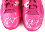 Kevin Durant Autographed Nike Zoom IV Pinkfire II/Black-Metallic Silver Shoes